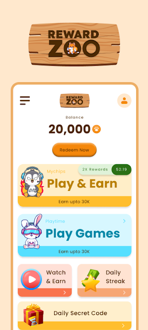 RewardZoo - Get Redeem Code Screenshot 0
