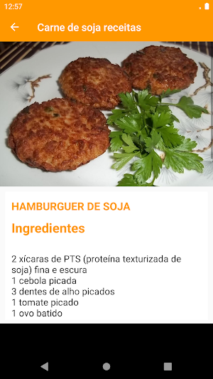 Carne de soja receitas Screenshot 2