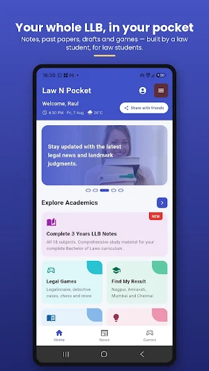 Law N Pocket: LLB Notes Screenshot 0