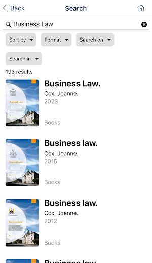 Barrister's Bookshelf Screenshot 2