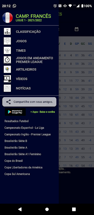 Campeonato Francês - Ligue 1 Screenshot 0