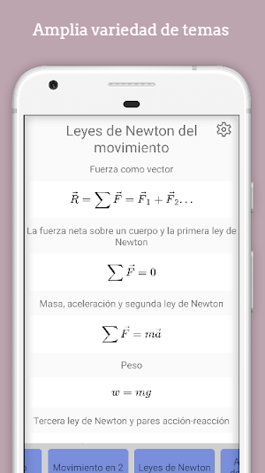 Formulario para Física Screenshot 2