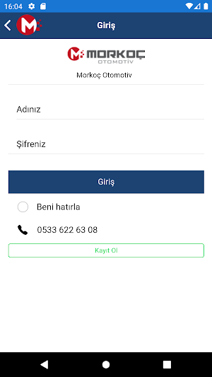 Morkoç B2B Screenshot 1