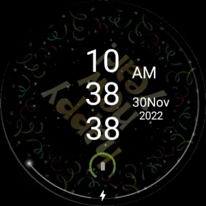 Happy New Year WatchFace Screenshot 0
