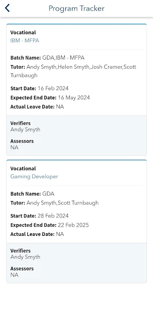 Franklin Skills Tracker Screenshot 1