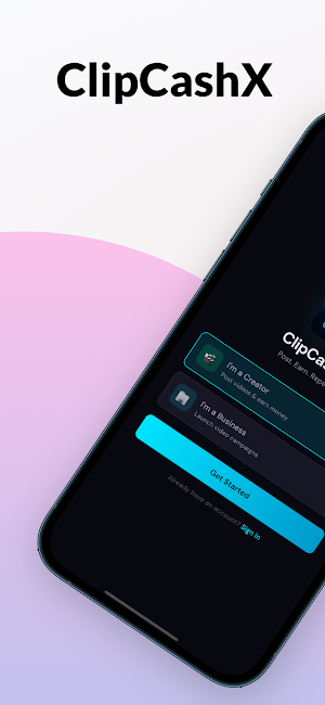 ClipCashX: Earn Per Post Screenshot 0
