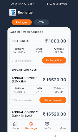 iBroadband Screenshot 2