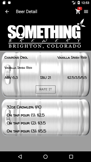 Something Brewery App Screenshot 1