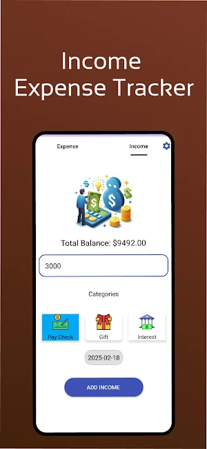 Income Expense Tracker Screenshot 1