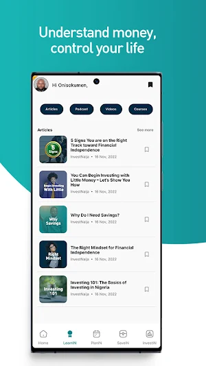 InvestNaija: Learn & Invest. Screenshot 2