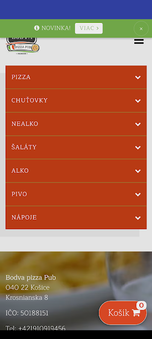 Bodva Pizza Pub Screenshot 0
