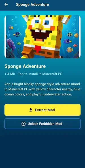 Sponge Mod for Minecraft PE Screenshot 2