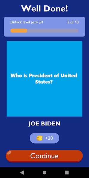Guess The President Game Screenshot 1