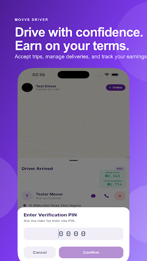 Movve Driver Screenshot 2