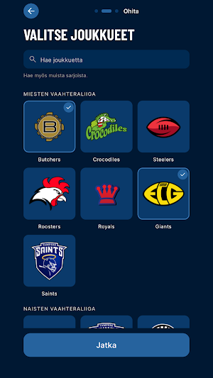 SAJL Jenkkifutis Screenshot 1