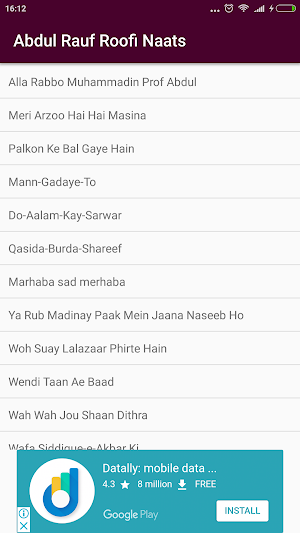 Abdul Rauf Roofi Naatein Screenshot 1