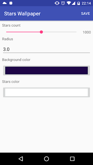 Stars Wallpaper Screenshot 1