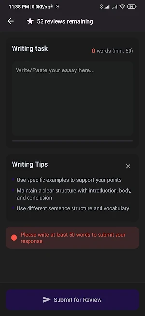 IELTS Writing Checker Helper Screenshot 1