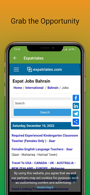 Bahrain jobs hub Screenshot 2