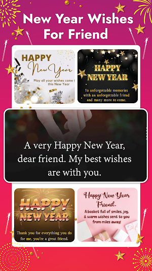 Happy NewYear Messages Screenshot 2