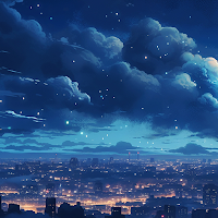 Fantasy Night Sky Theme +HOME