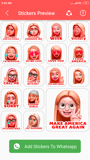 3D Memoji Sticker for Whatsapp Screenshot 3