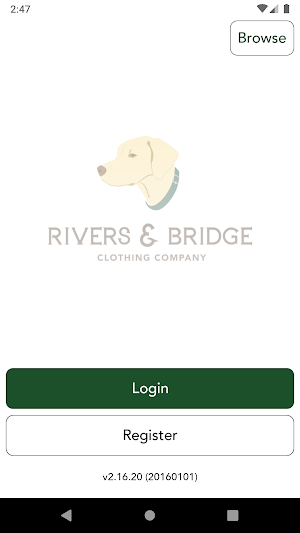 Rivers & Bridge Clothing Co. Screenshot 0