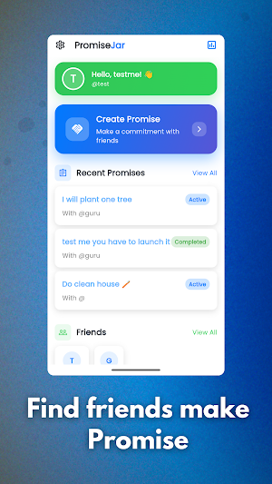 PromiseJar - Commit Tracker Screenshot 1