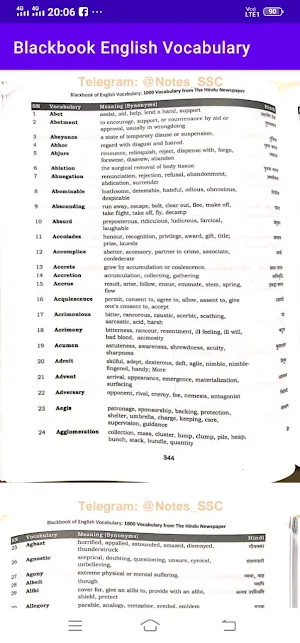 Blackbook English Vocab Book screenshot 8