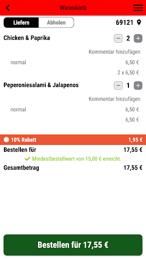 BJ's Pizza Screenshot 1
