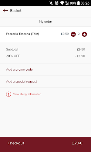 Casa Italia Delivery Screenshot 2