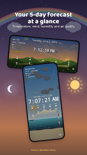 Season Weather Clock Screenshot 1