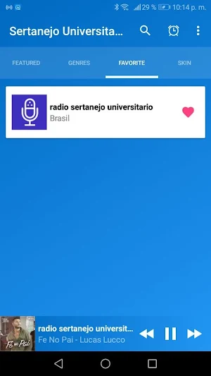 radio sertanejo universitario Screenshot 0