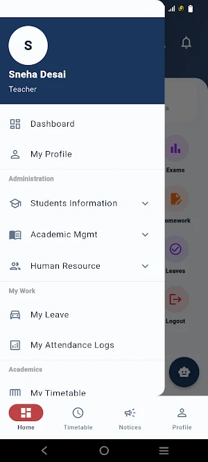 Arya public school Staff Screenshot 2
