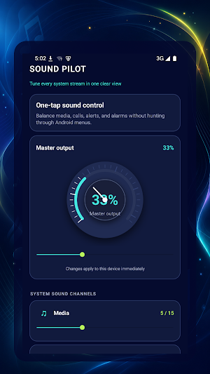 SoundPilot Volume Manager Screenshot 1