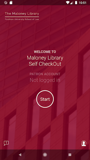 Maloney Library Self Checkout Screenshot 0
