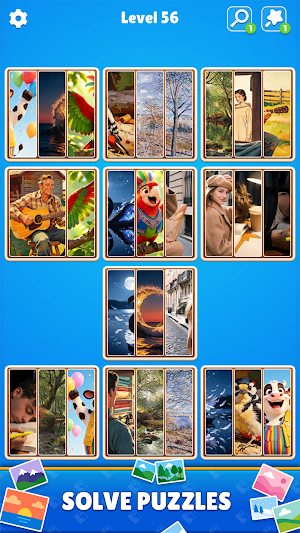 Jigsaw Trio: Card Sort Puzzle Screenshot 2