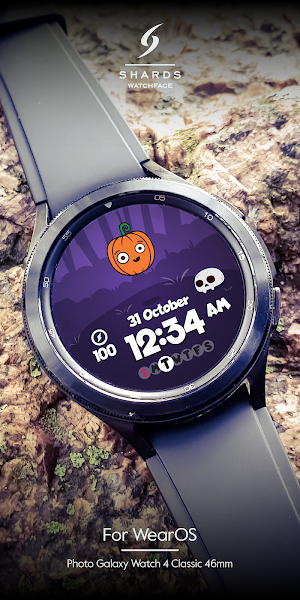 SH002 Watch Face, WearOS watch Screenshot 2