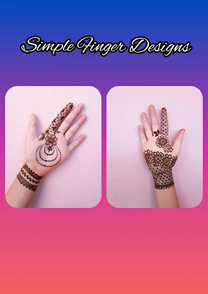Finger Mehndi Designs Screenshot 0