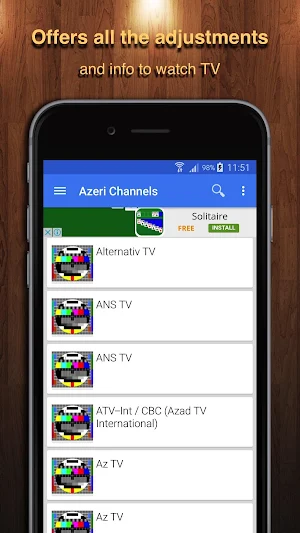 TV Azerbaijan Channel Data Screenshot 0