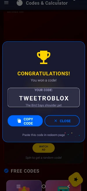 RBX Calculator Robox Counter Screenshot 2
