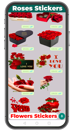 WAStickerApps Flowers Screenshot 3