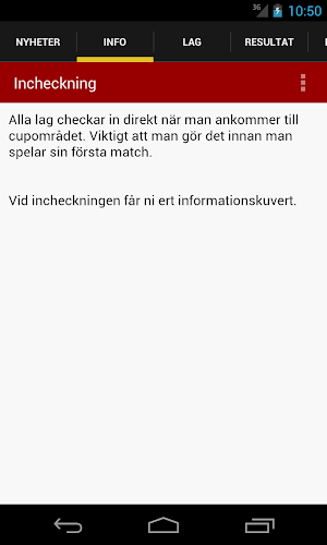 Norrköping Innebandycup Screenshot 1