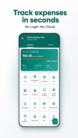 Expense Tracker Offline Screenshot 0