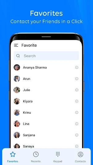 Contacts & Phone Call App Screenshot 1