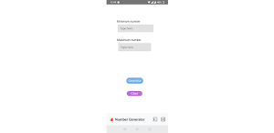 Random Number Generator App Screenshot 0