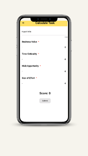 WSJF Calculator Screenshot 1