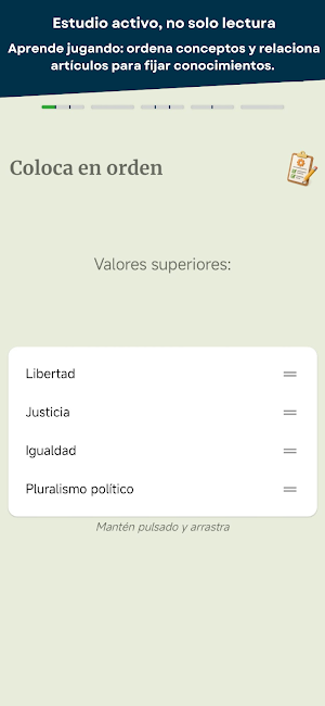 Constitución Española: Aprueba Screenshot 3