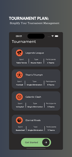 Tournament Plan Screenshot 0