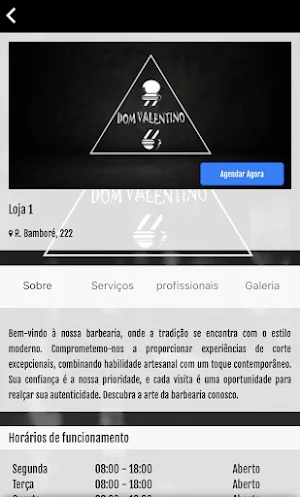 Barbearia Dom Valentino Screenshot 2